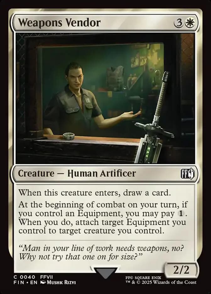 Card image of Weapons Vendor