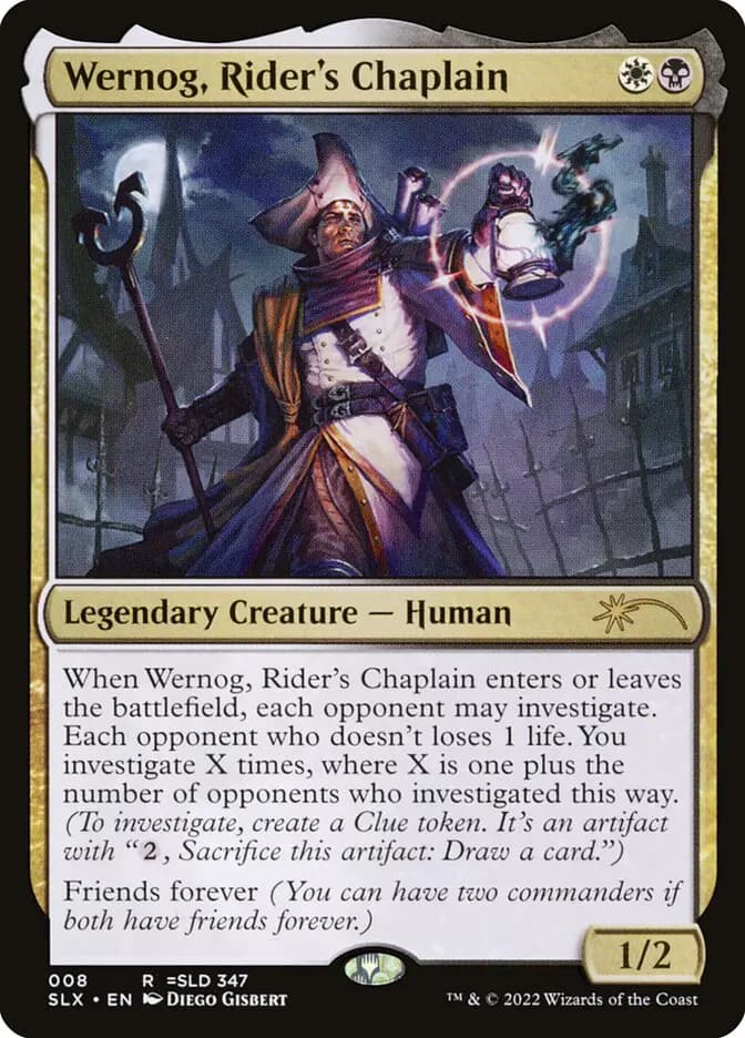 Card image of Wernog, Rider's Chaplain