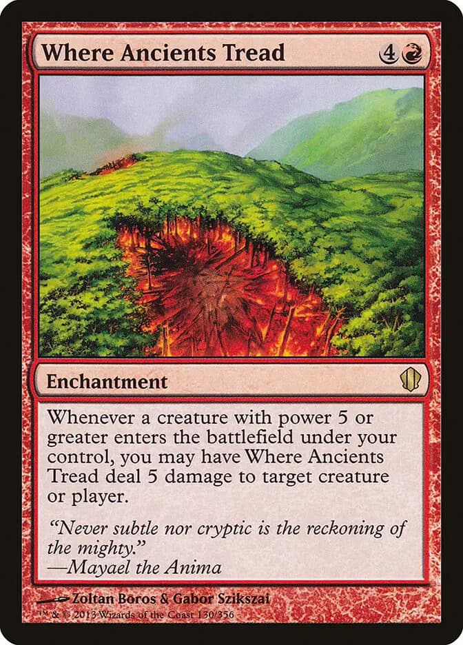 Card image of Where Ancients Tread