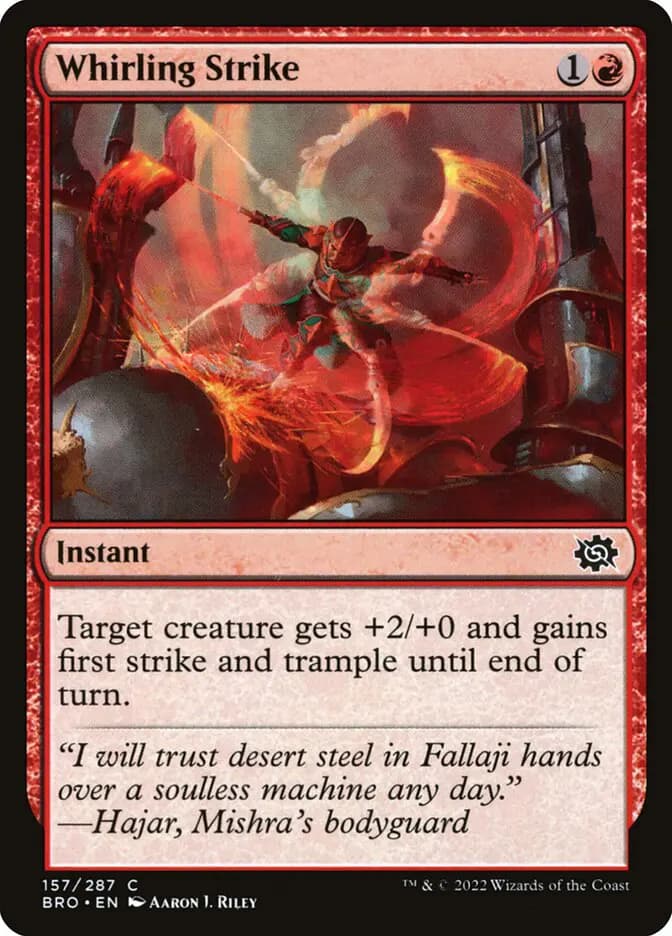 Card image of Whirling Strike