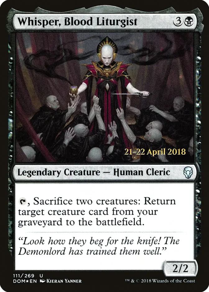 Card image of Whisper, Blood Liturgist