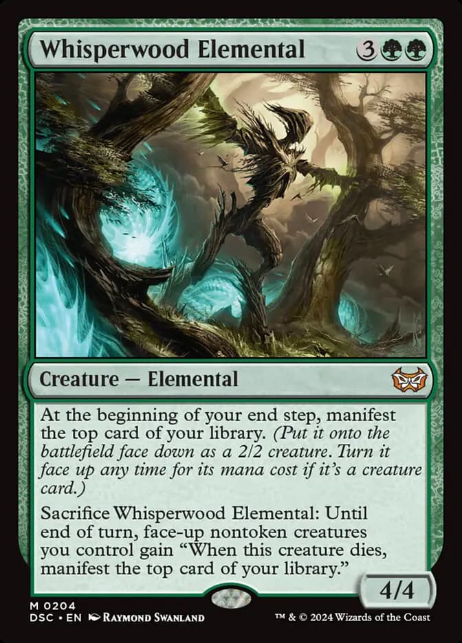 Card image of Whisperwood Elemental