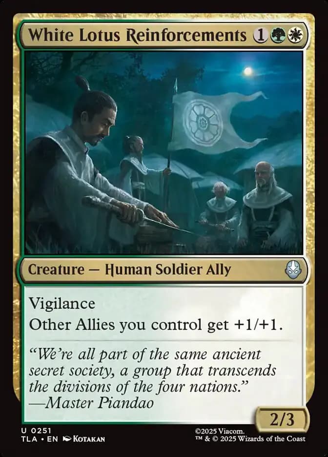 Card image of White Lotus Reinforcements