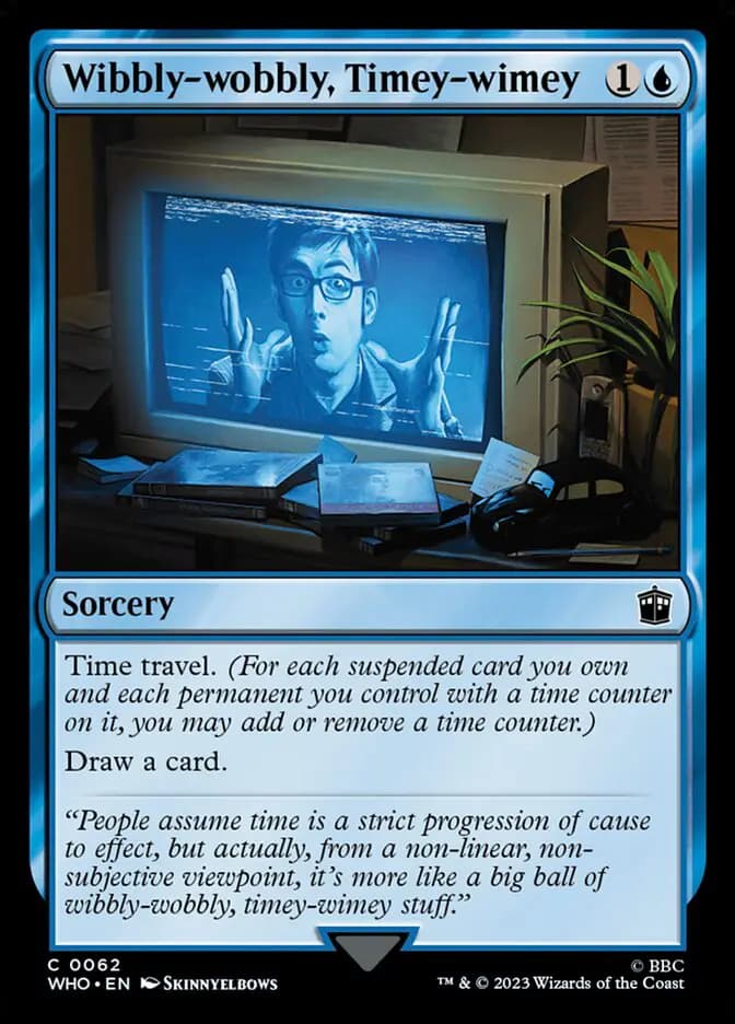 Card image of Wibbly-wobbly, Timey-wimey