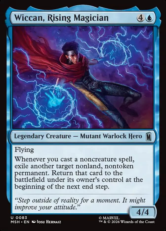 Card image of Wiccan, Rising Magician