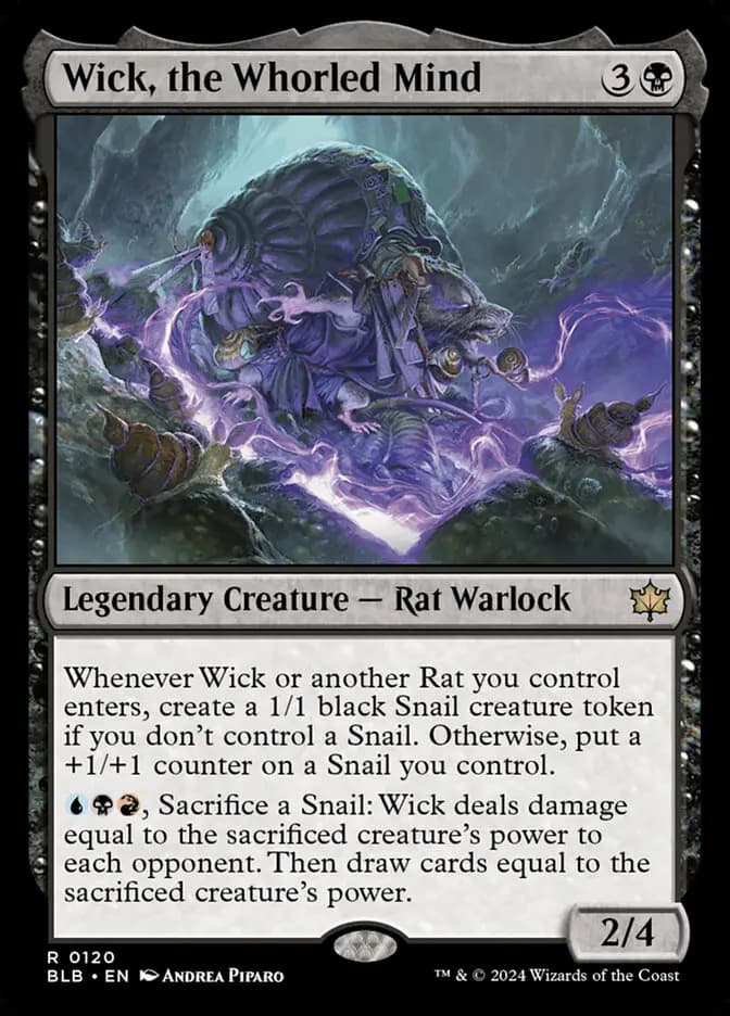Card image of Wick, the Whorled Mind