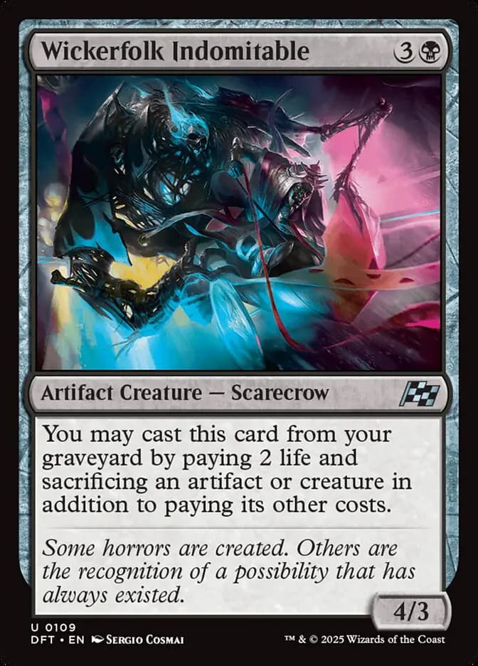 Card image of Wickerfolk Indomitable