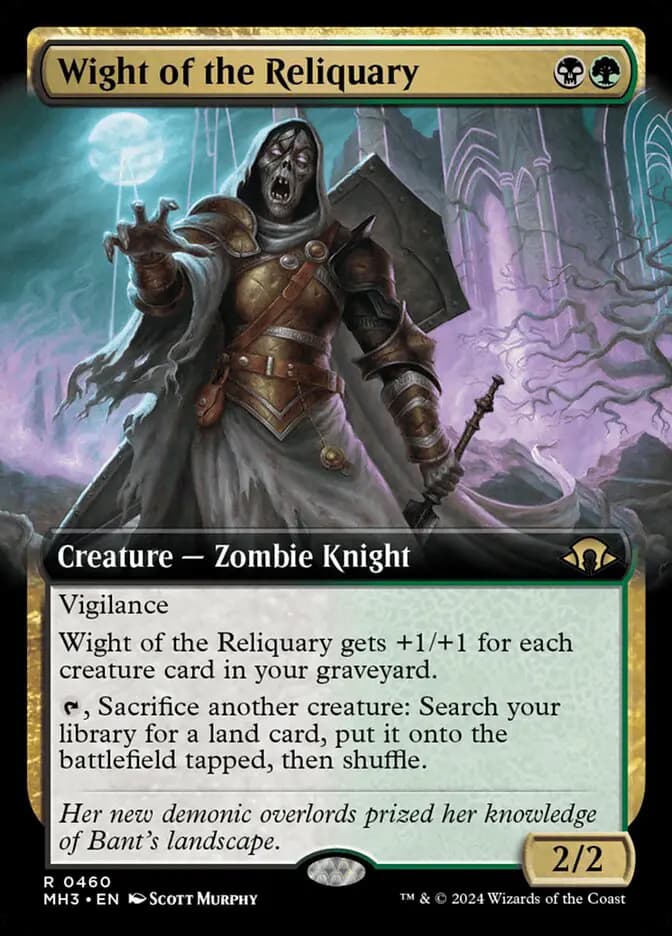 Card image of Wight of the Reliquary