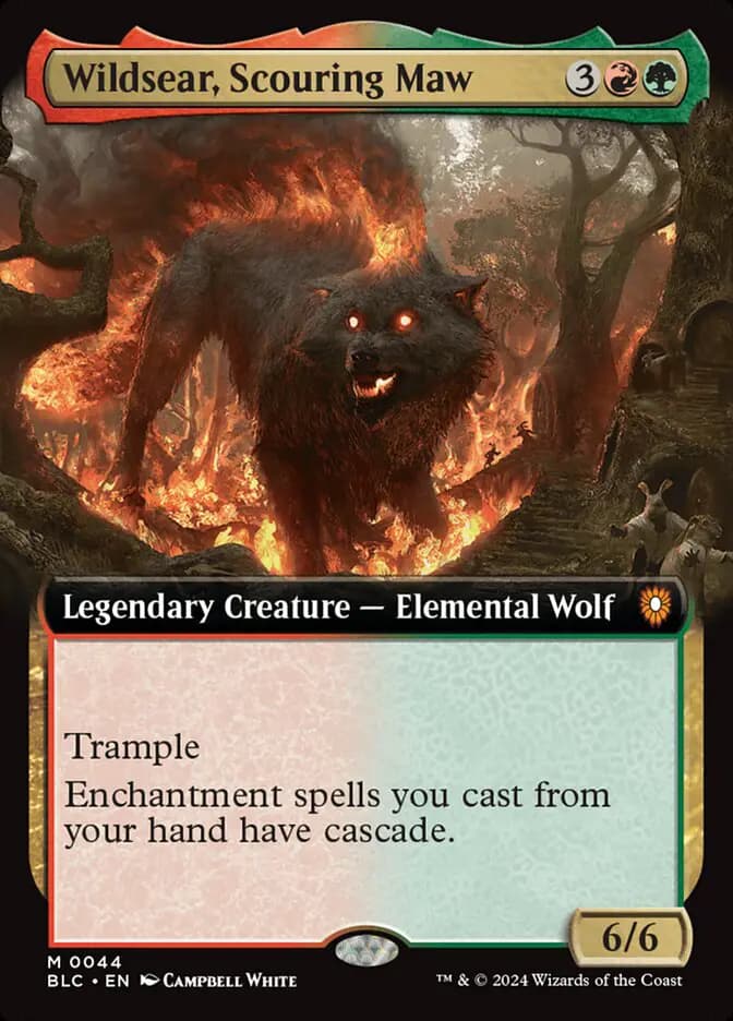 Card image of Wildsear, Scouring Maw