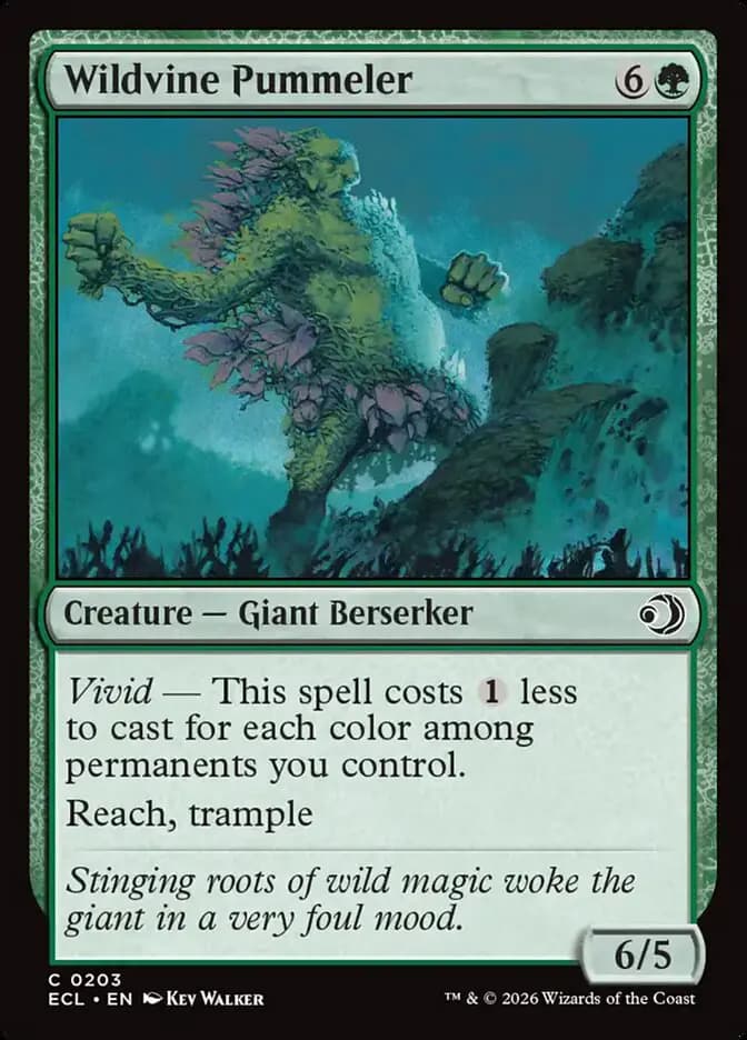 Card image of Wildvine Pummeler