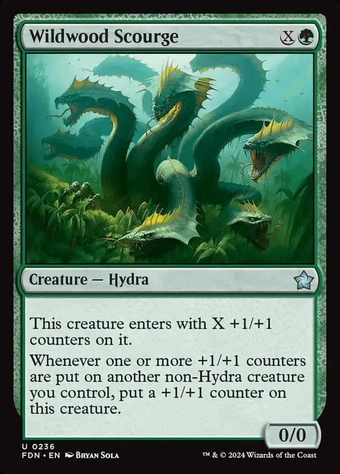 Card image of Wildwood Scourge
