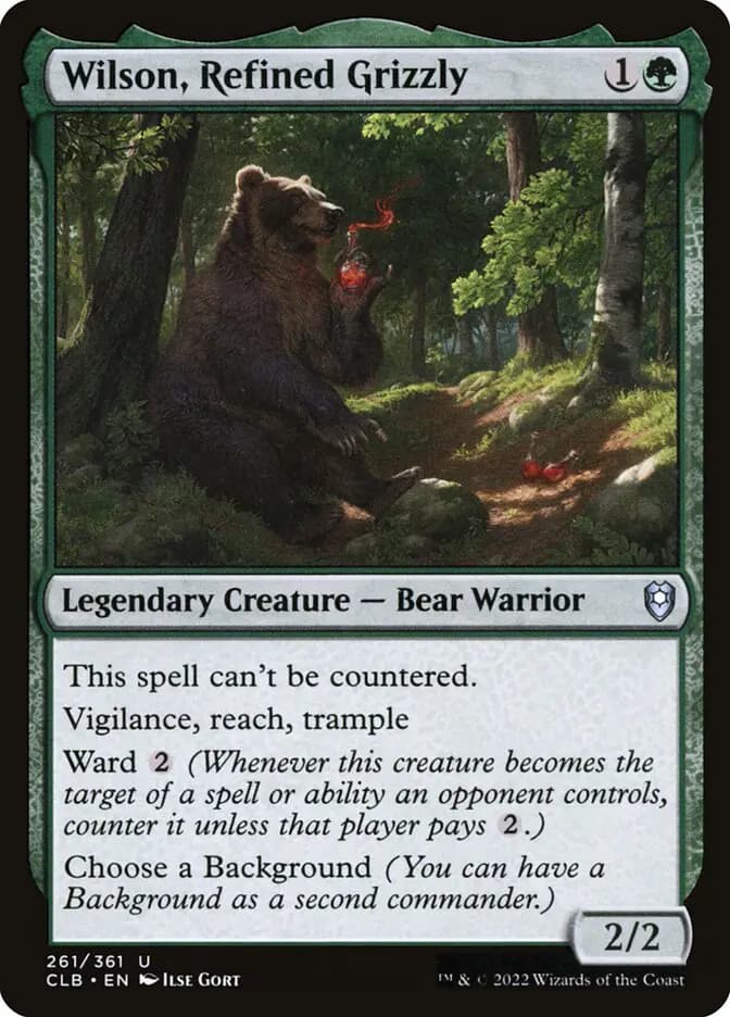 Card image of Wilson, Refined Grizzly