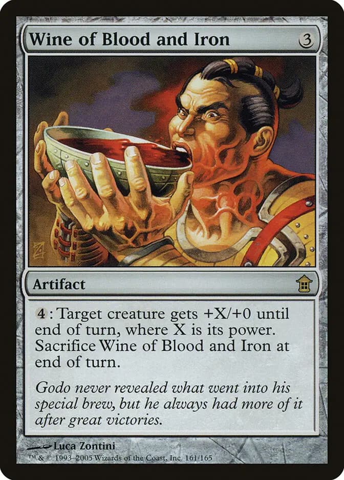 Card image of Wine of Blood and Iron