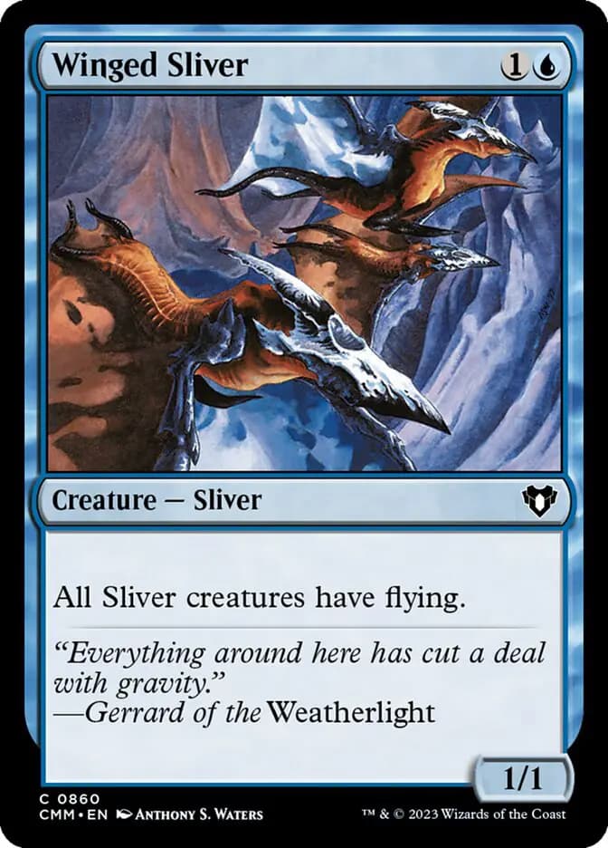 Card image of Winged Sliver