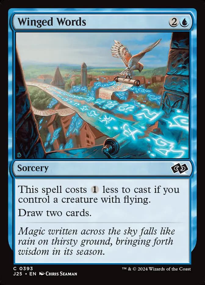 Card image of Winged Words