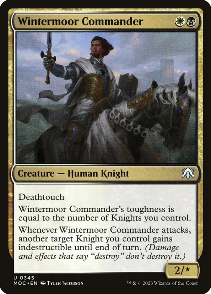 Card image of Wintermoor Commander
