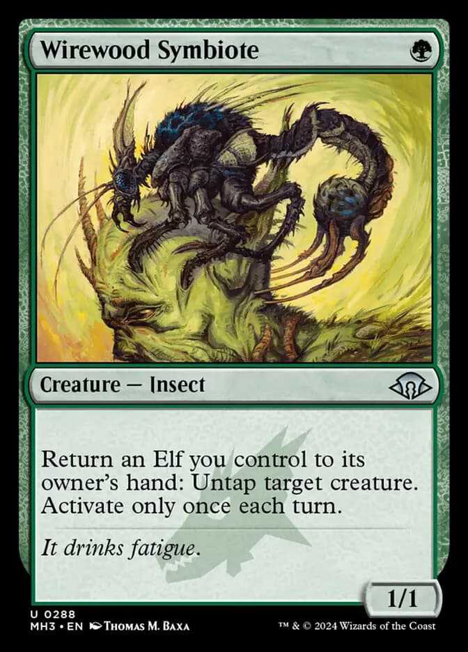 Card image of Wirewood Symbiote