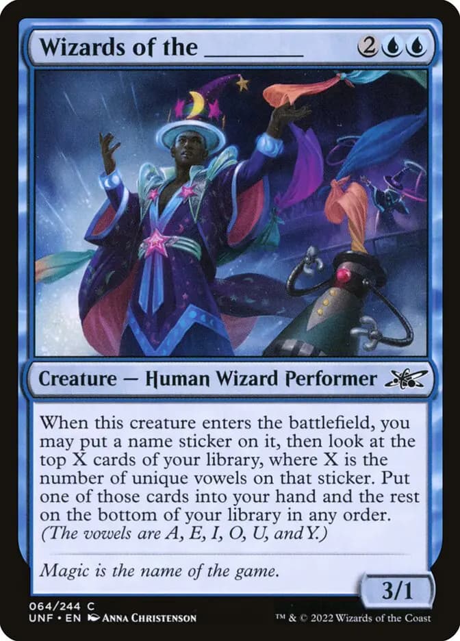 Card image of Wizards of the _____