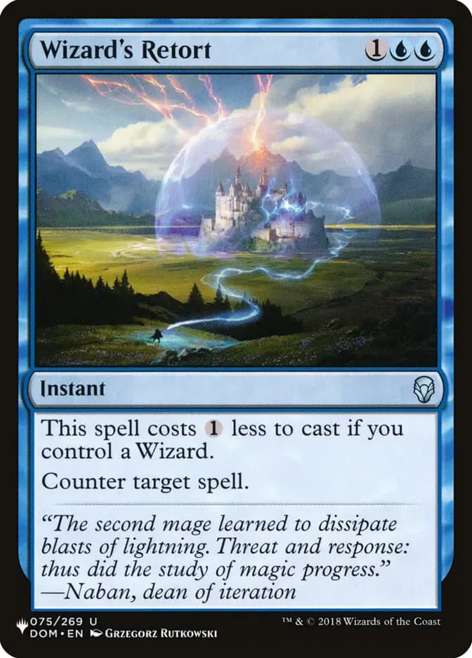 Card image of Wizard's Retort