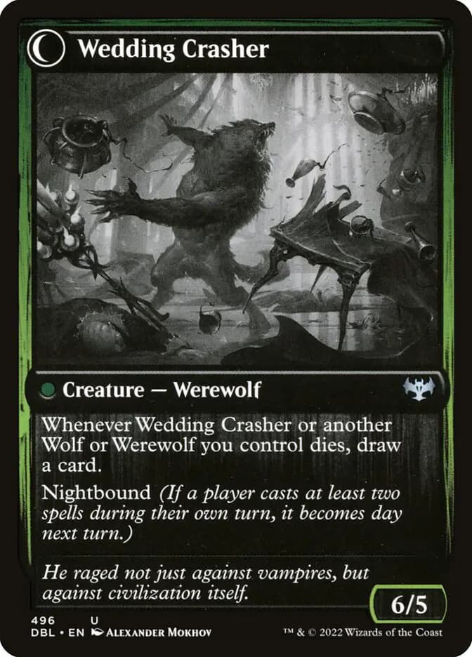 Card image of Wolfkin Outcast / Wedding Crasher