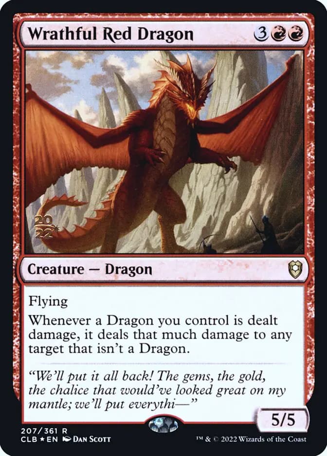 Card image of Wrathful Red Dragon