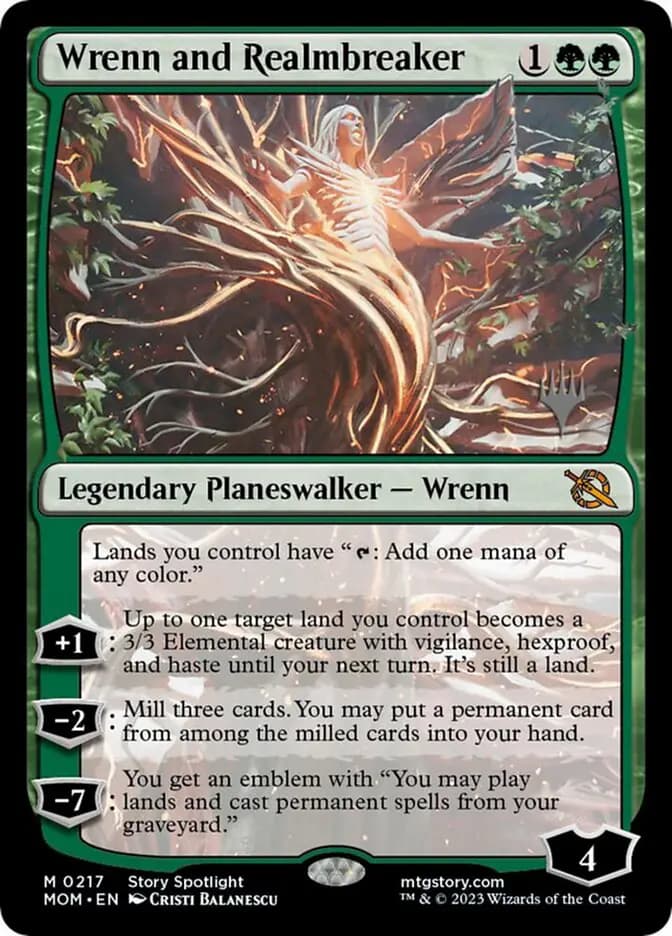 Card image of Wrenn and Realmbreaker