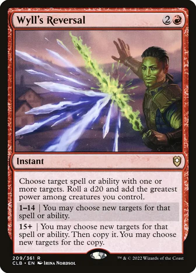 Card image of Wyll's Reversal
