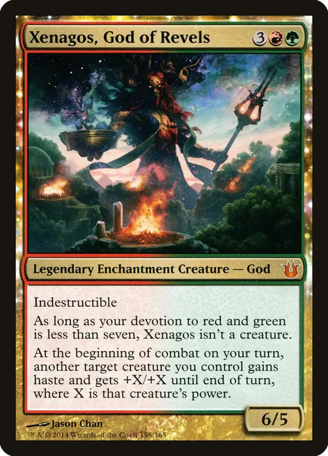 Card image of Xenagos, God of Revels