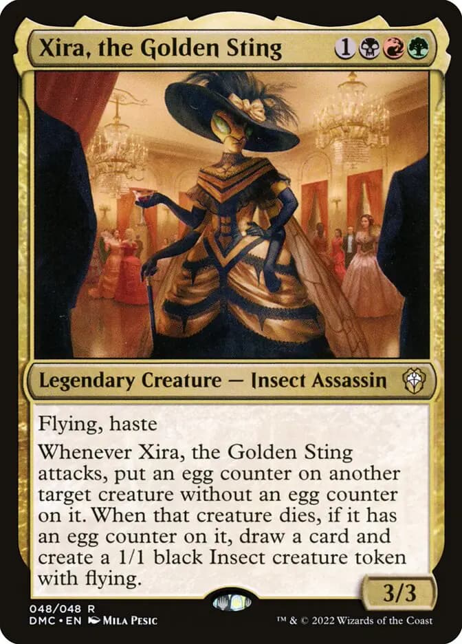 Card image of Xira, the Golden Sting