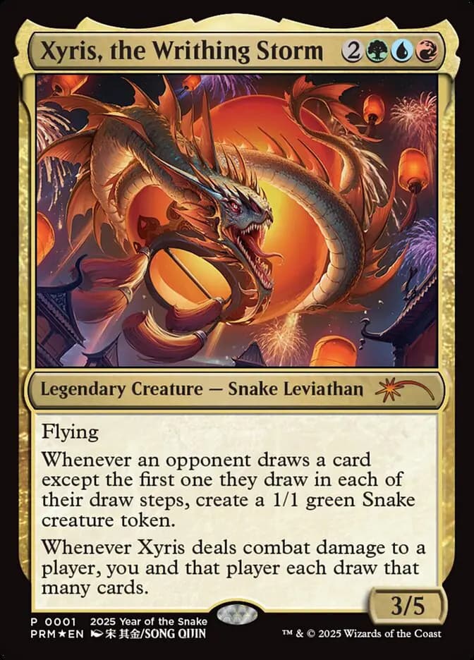 Card image of Xyris, the Writhing Storm