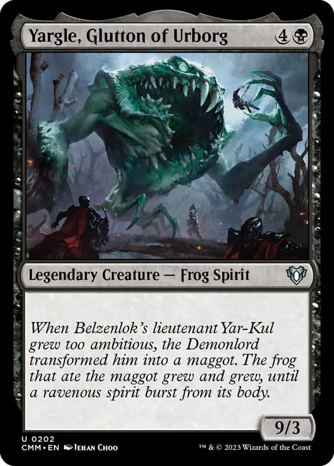Card image of Yargle, Glutton of Urborg