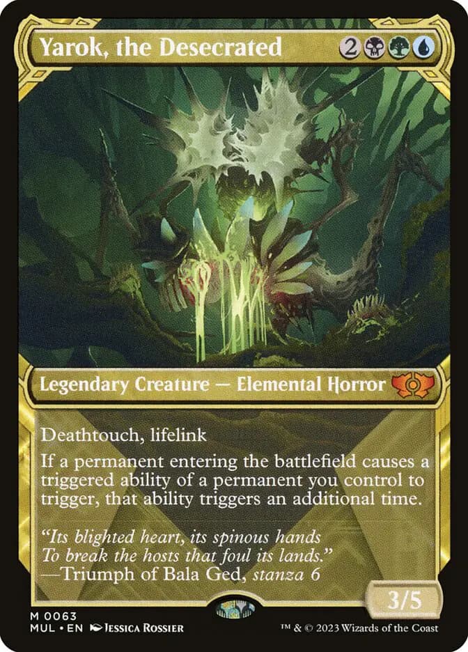 Card image of Yarok, the Desecrated