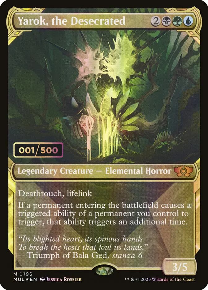 Card image of Yarok, the Desecrated