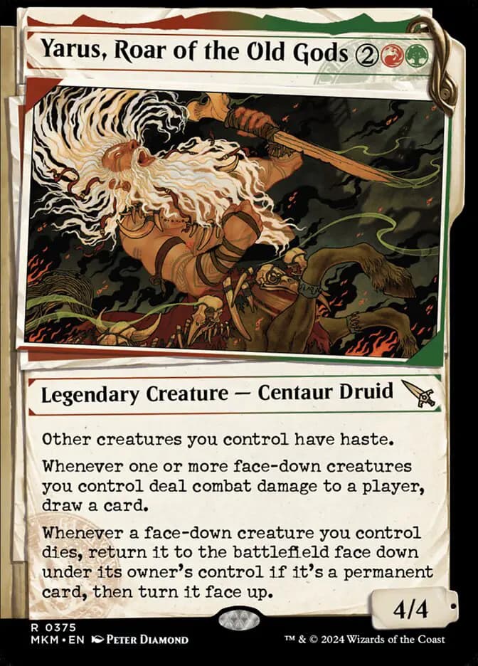 Card image of Yarus, Roar of the Old Gods