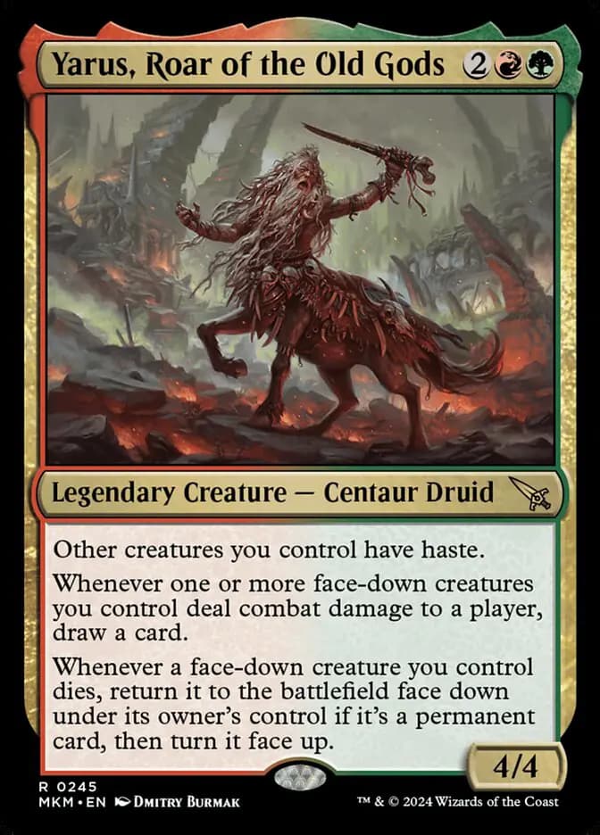 Card image of Yarus, Roar of the Old Gods