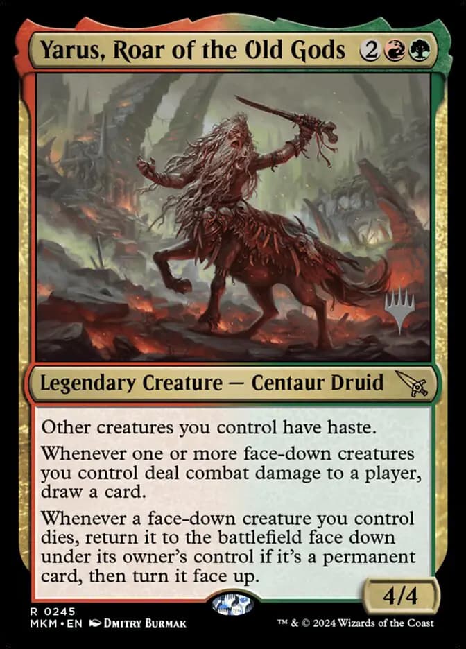 Card image of Yarus, Roar of the Old Gods