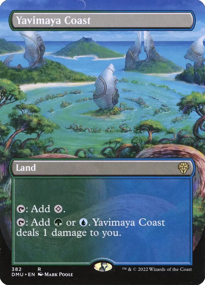 Card image of Yavimaya Coast