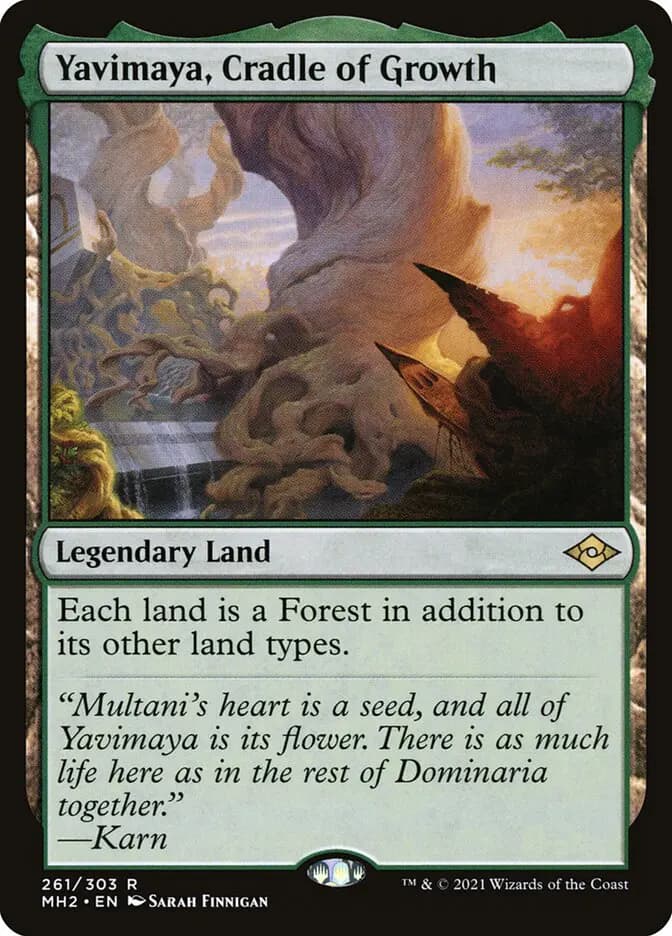 Card image of Yavimaya, Cradle of Growth