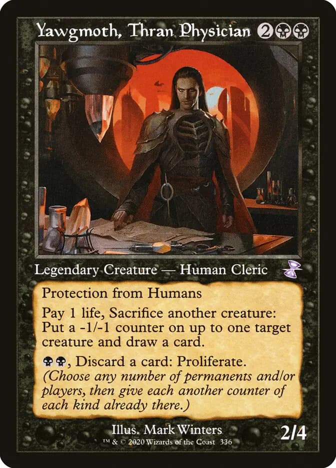 Card image of Yawgmoth, Thran Physician