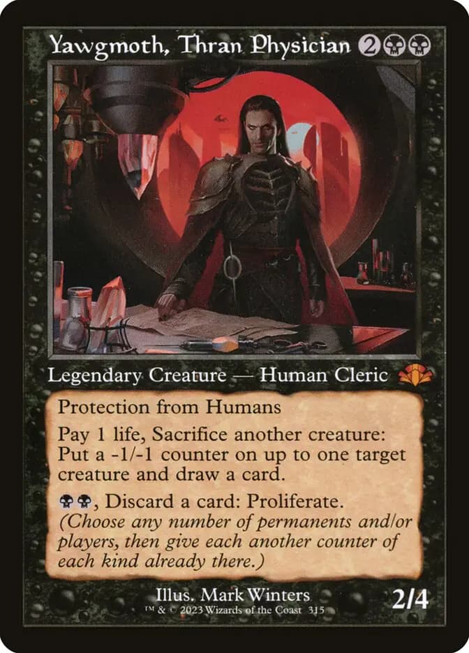 Card image of Yawgmoth, Thran Physician