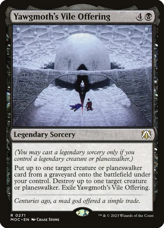 Card image of Yawgmoth's Vile Offering