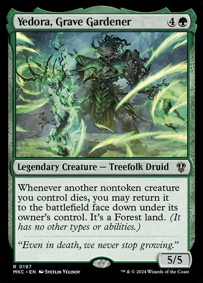 Card image of Yedora, Grave Gardener