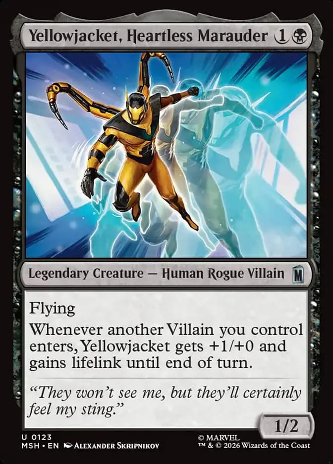 Card image of Yellowjacket, Heartless Marauder