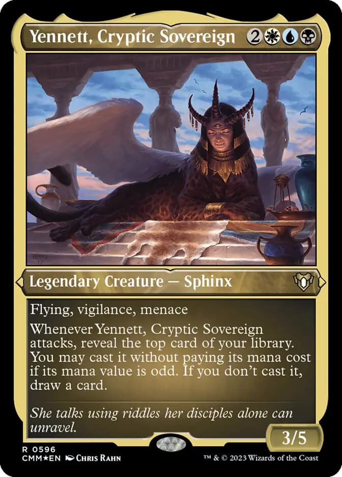 Card image of Yennett, Cryptic Sovereign