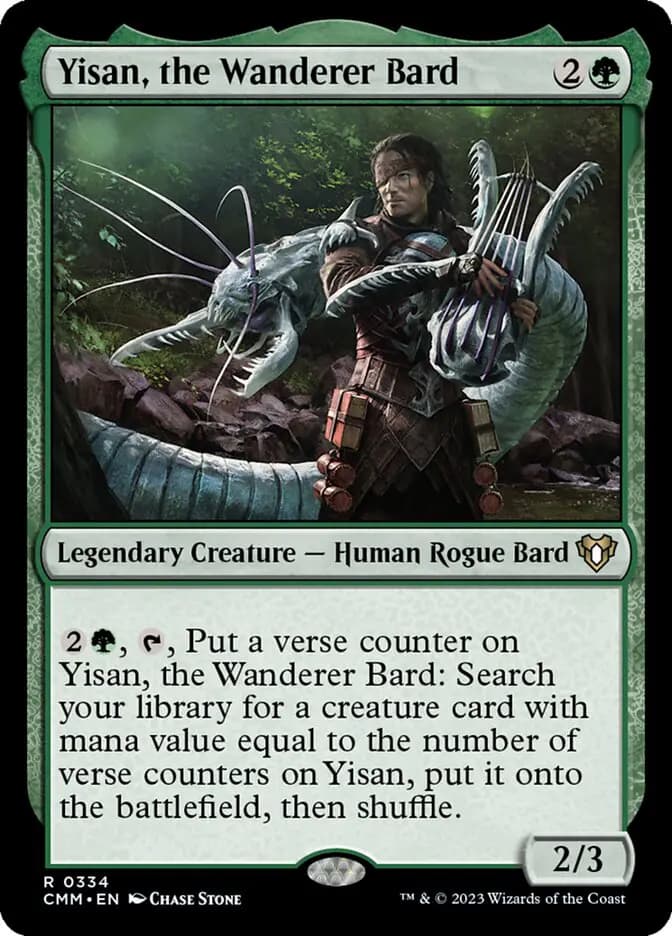 Card image of Yisan, the Wanderer Bard