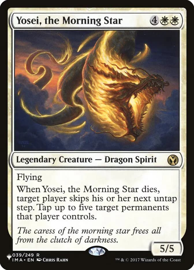 Card image of Yosei, the Morning Star