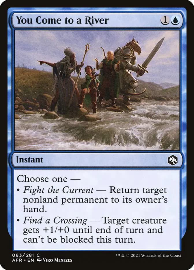 Card image of You Come to a River