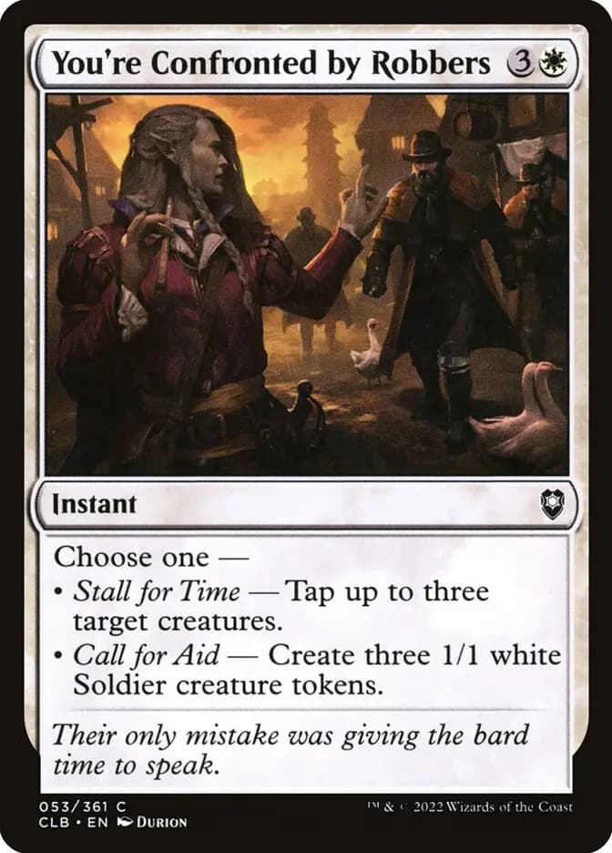 Card image of You're Confronted by Robbers