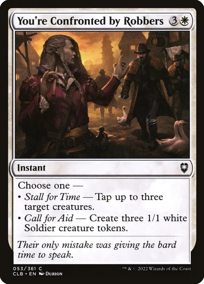 Card image of You're Confronted by Robbers