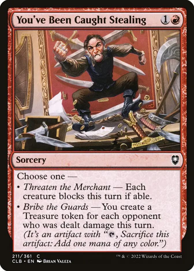 Card image of You've Been Caught Stealing